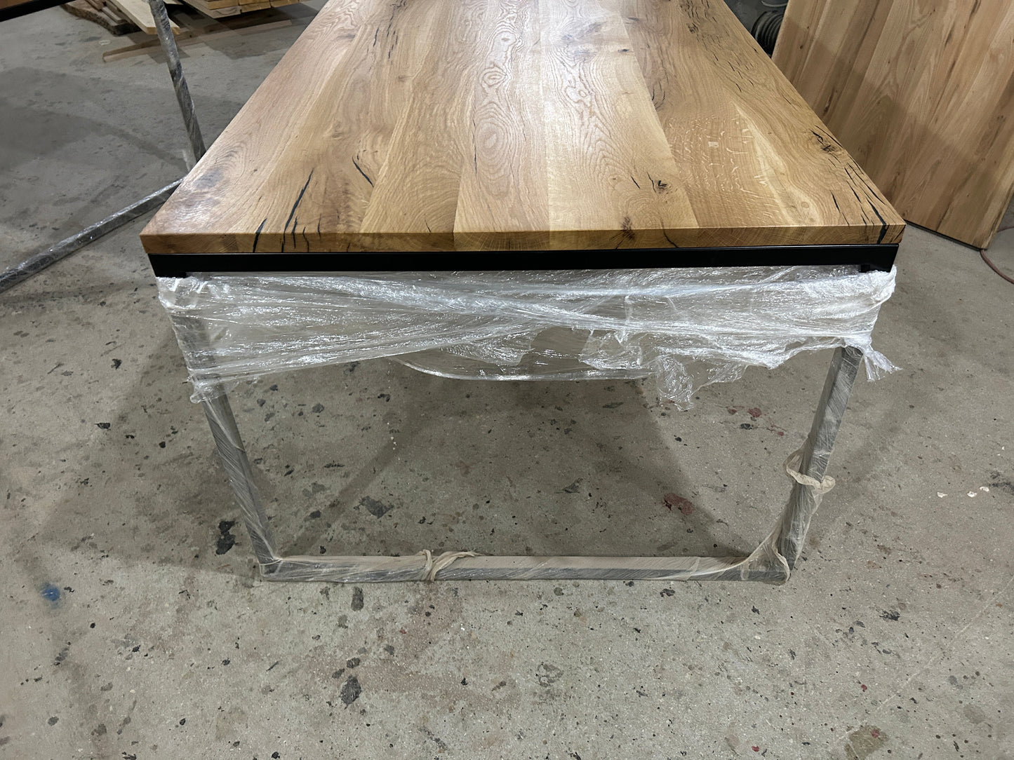 BIG OCEAN Rustikal | Handmade | Esstisch | Massives Eichenholz