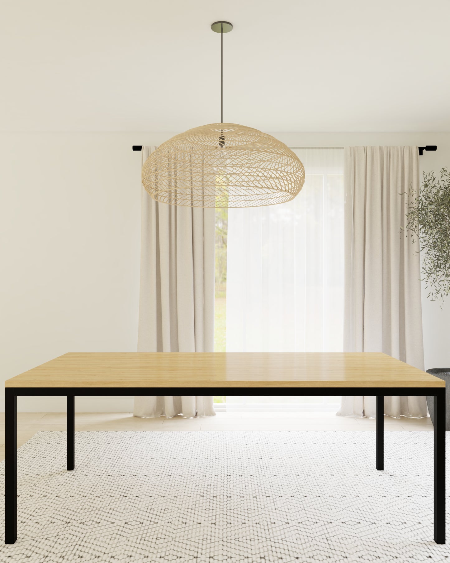 BUDAPEST | handmade Esstisch | Vollholz Eiche | beliebige Größe