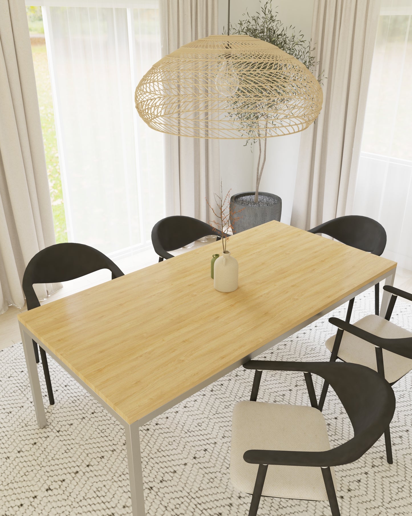 BUDAPEST | handmade Esstisch | Vollholz Eiche | beliebige Größe