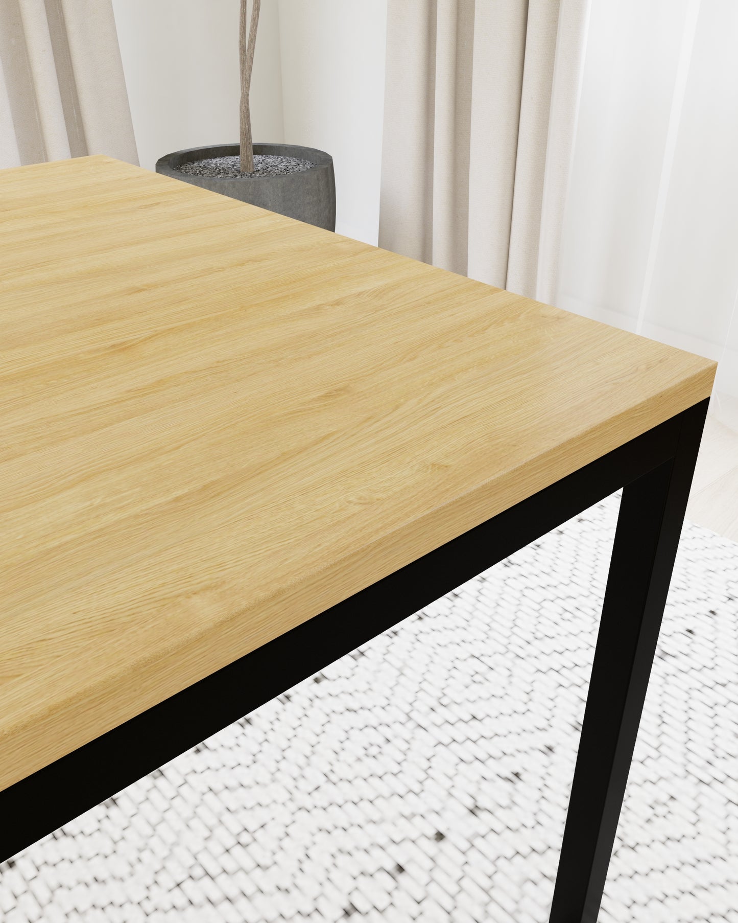 BUDAPEST | handmade Esstisch | Vollholz Eiche | beliebige Größe