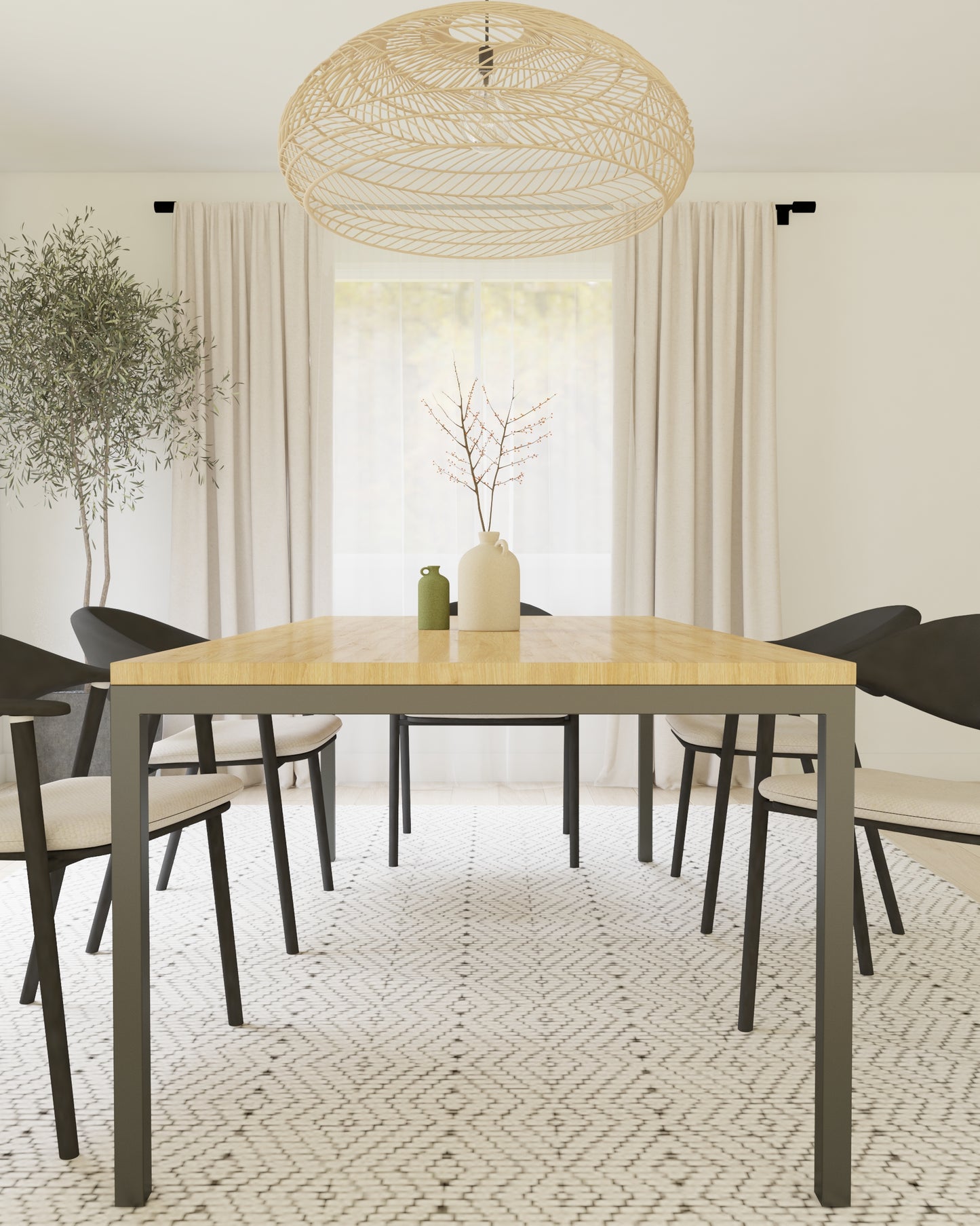 BUDAPEST | handmade Esstisch | Vollholz Eiche | beliebige Größe