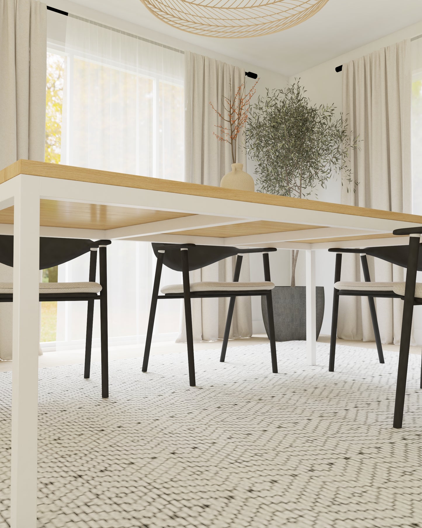 BUDAPEST | handmade Esstisch | Vollholz Eiche | beliebige Größe