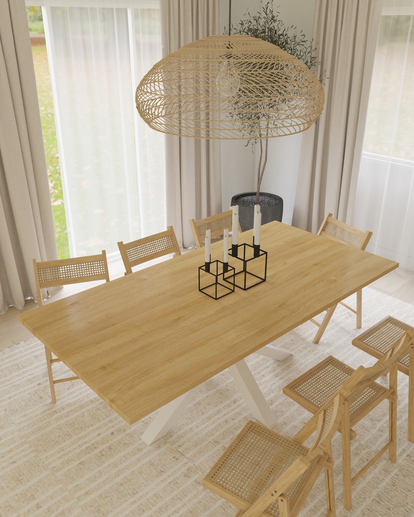 MOUNT EVEREST | handmade Esstisch | Vollholz Eiche | beliebige Größen