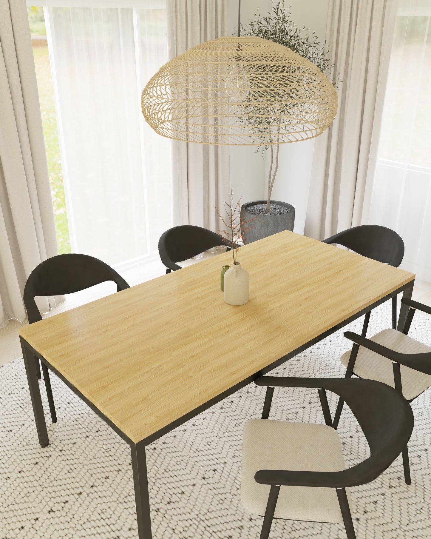 BUDAPEST | handmade Esstisch | Vollholz Eiche | beliebige Größe