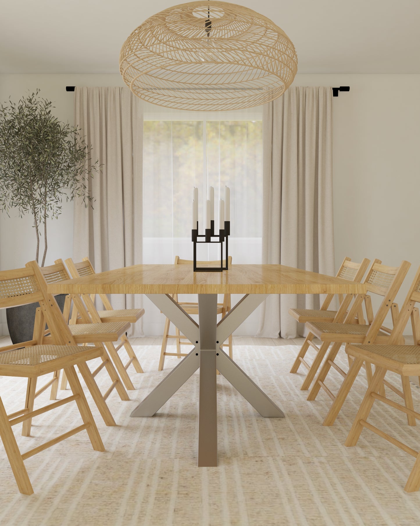 MOUNT EVEREST | handmade Esstisch | Vollholz Eiche | beliebige Größen