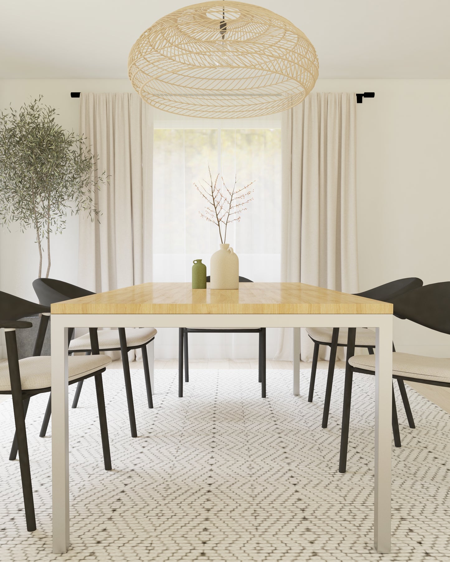 BUDAPEST | handmade Esstisch | Vollholz Eiche | beliebige Größe