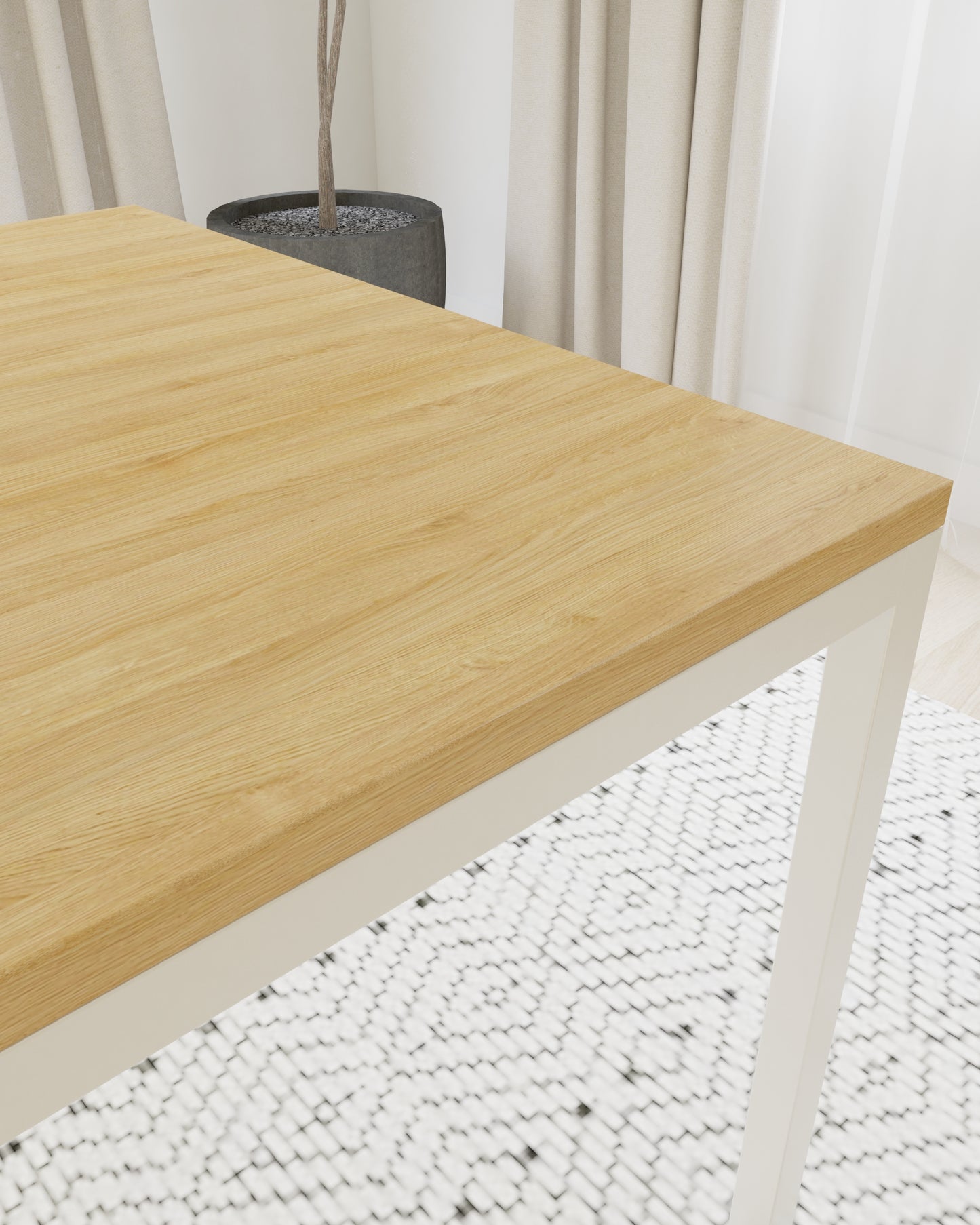 BUDAPEST | handmade Esstisch | Vollholz Eiche | beliebige Größe