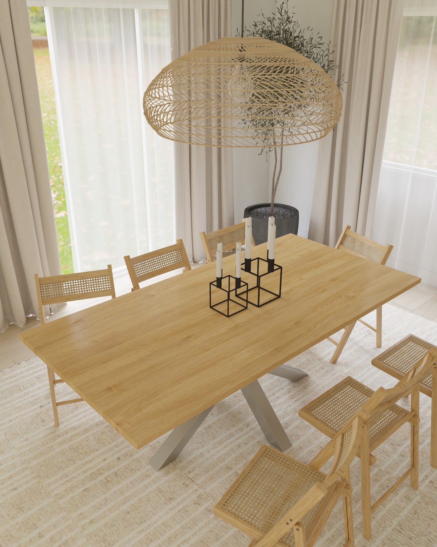 MOUNT EVEREST | handmade Esstisch | Vollholz Eiche | beliebige Größen