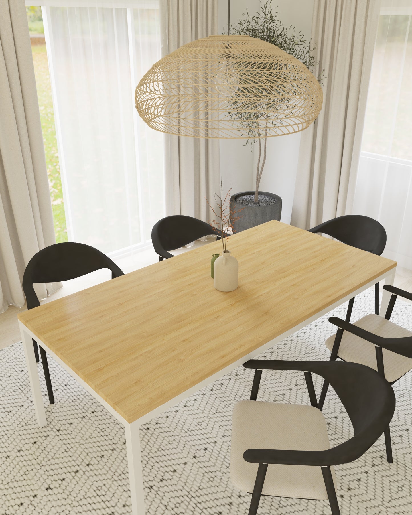 BUDAPEST | handmade Esstisch | Vollholz Eiche | beliebige Größe