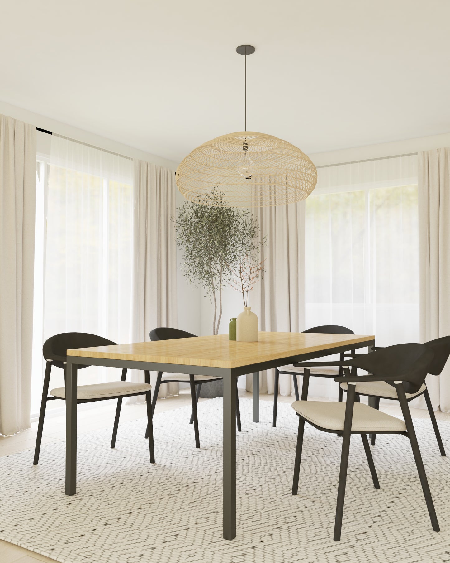 BUDAPEST | handmade Esstisch | Vollholz Eiche | beliebige Größe