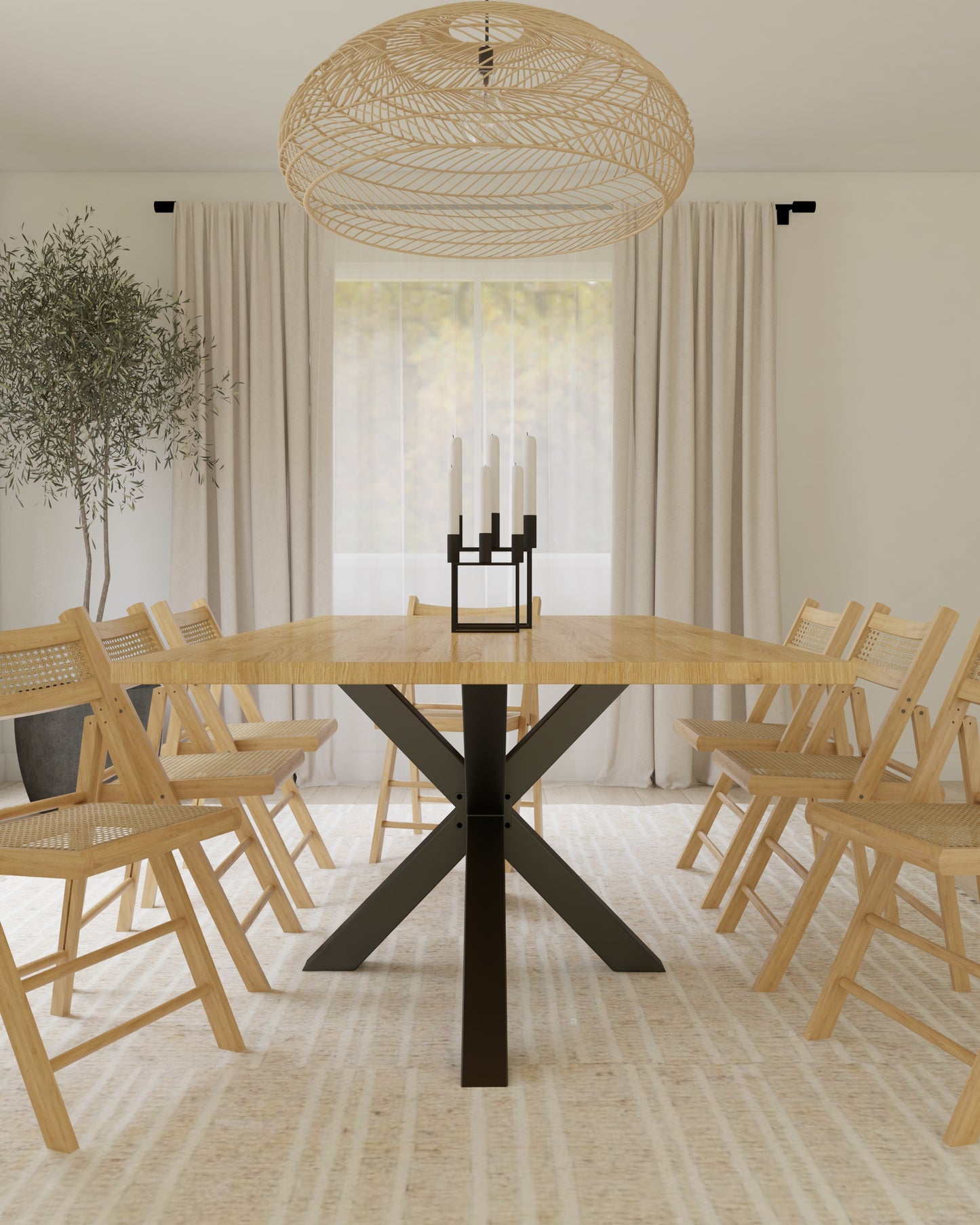 MOUNT EVEREST | handmade Esstisch | Vollholz Eiche | beliebige Größen