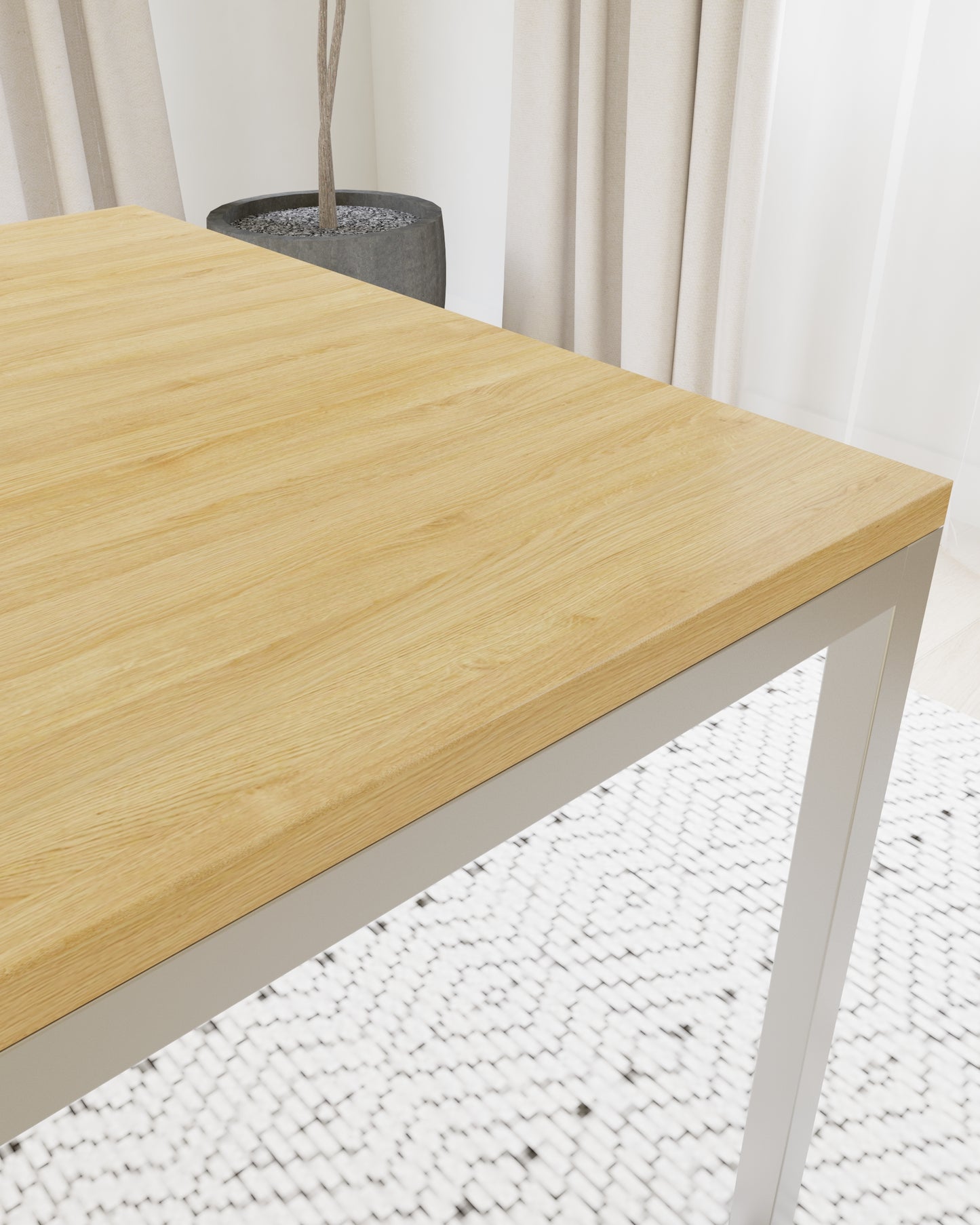 BUDAPEST | handmade Esstisch | Vollholz Eiche | beliebige Größe