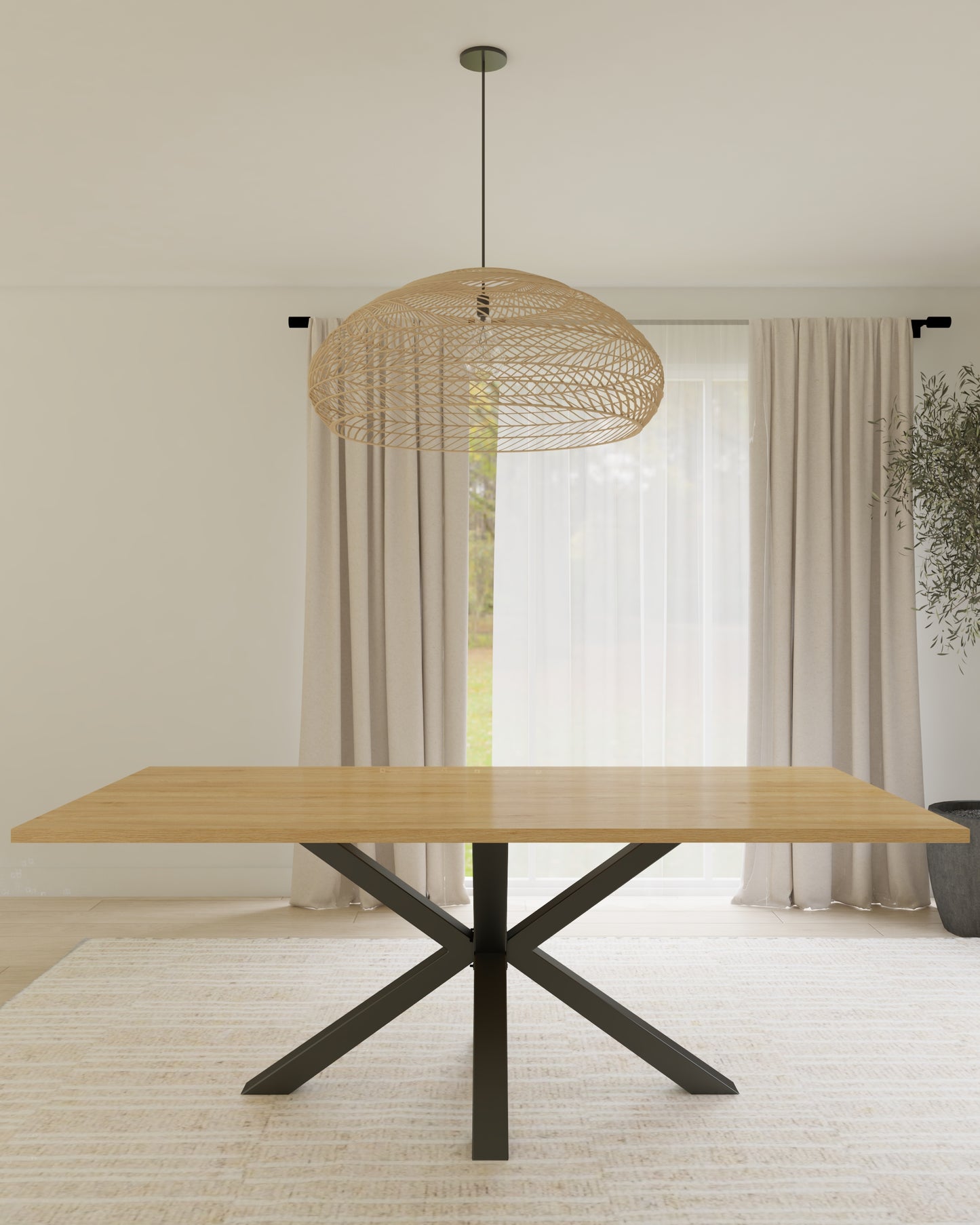 MOUNT EVEREST | handmade Esstisch | Vollholz Eiche | beliebige Größen