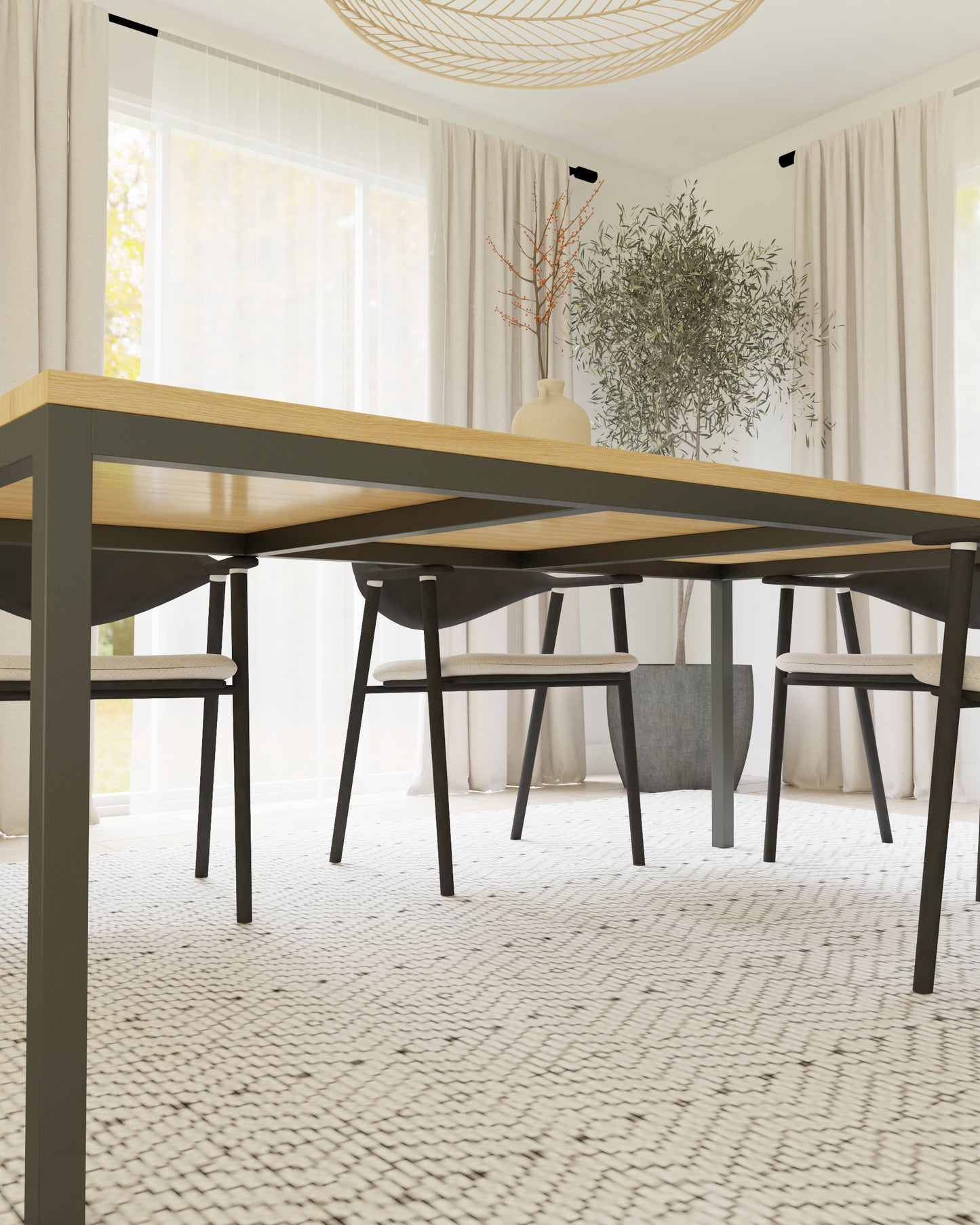 BUDAPEST | handmade Esstisch | Vollholz Eiche | beliebige Größe