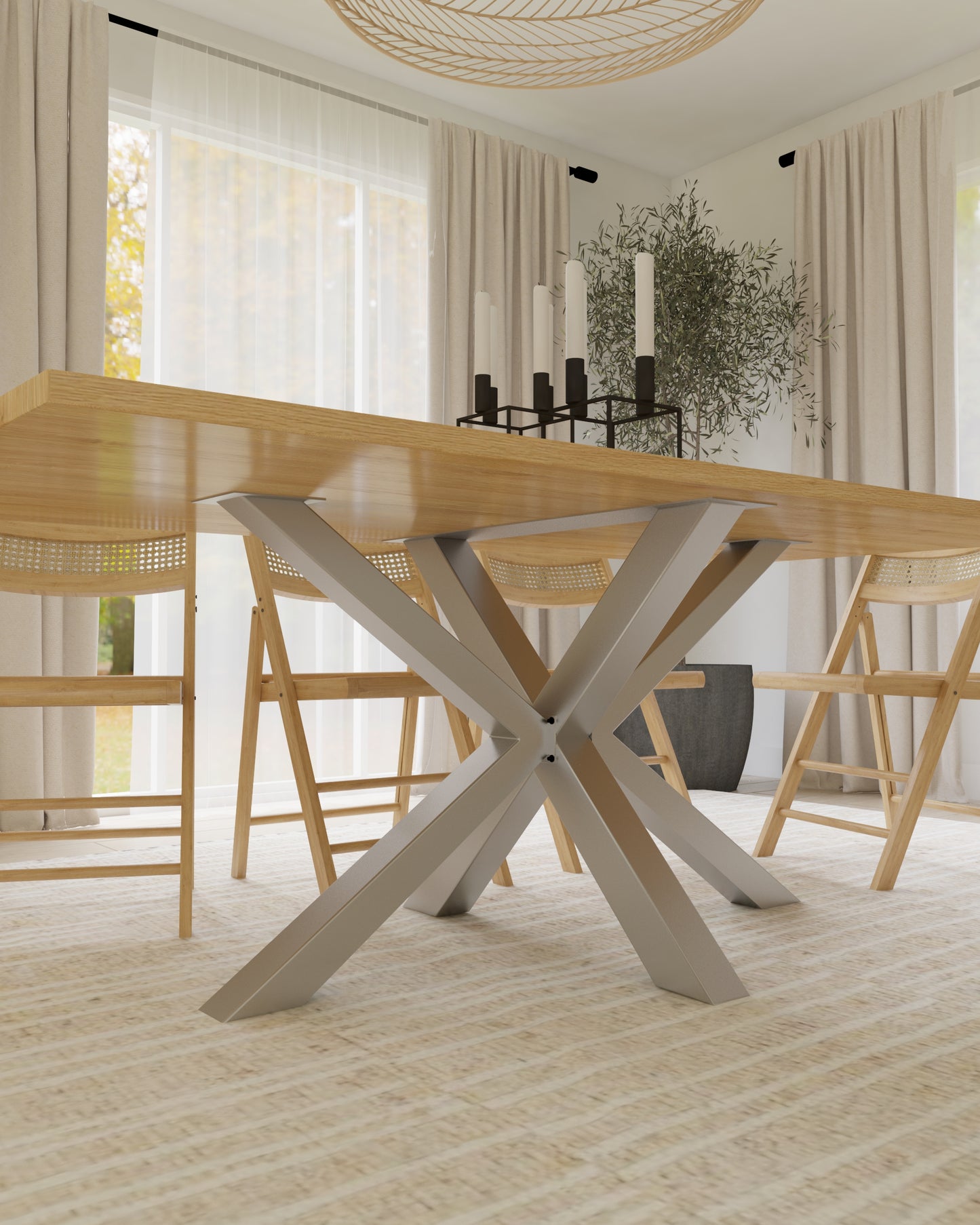 MOUNT EVEREST | handmade Esstisch | Vollholz Eiche | beliebige Größen