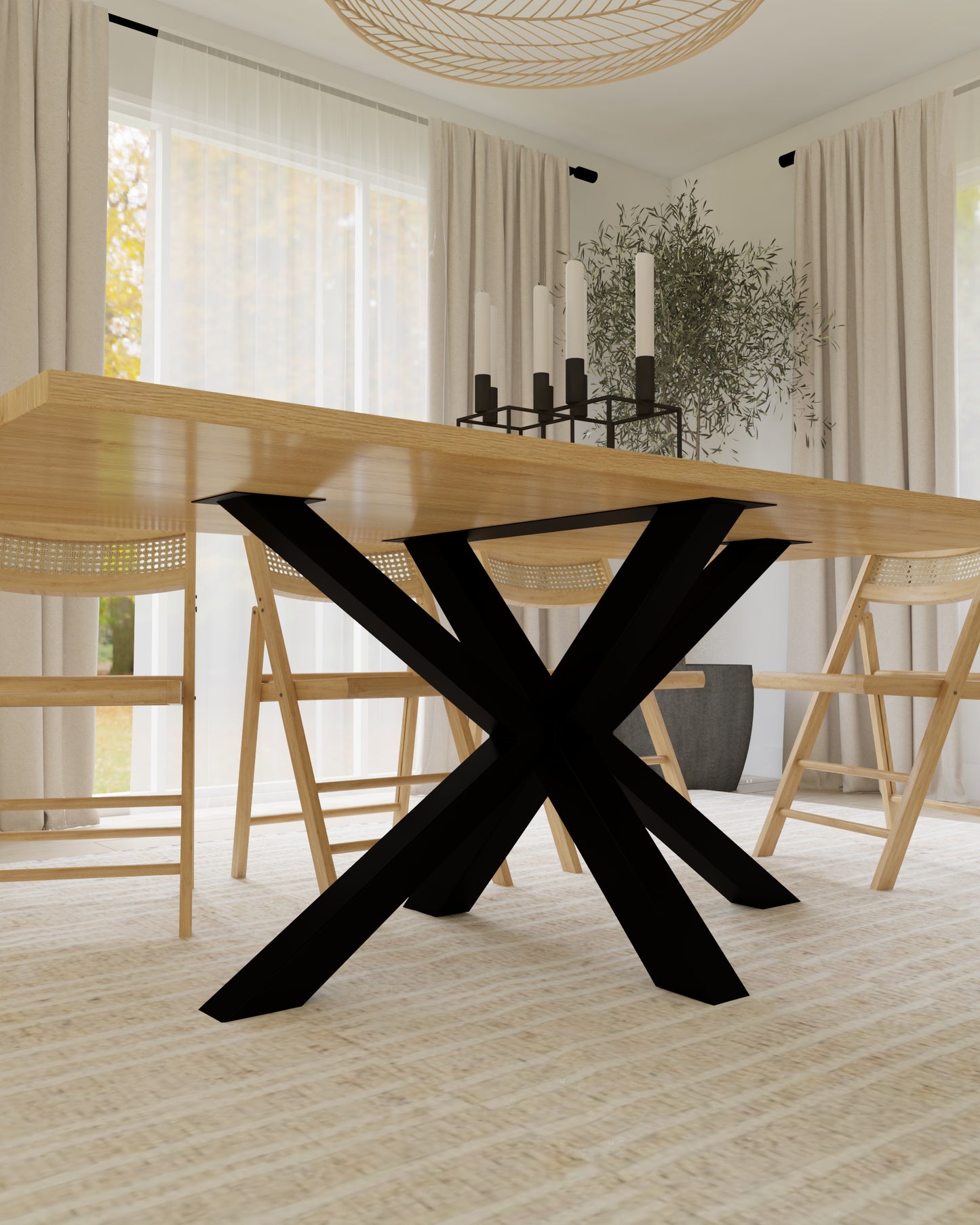 MOUNT EVEREST | handmade Esstisch | Vollholz Eiche | beliebige Größen