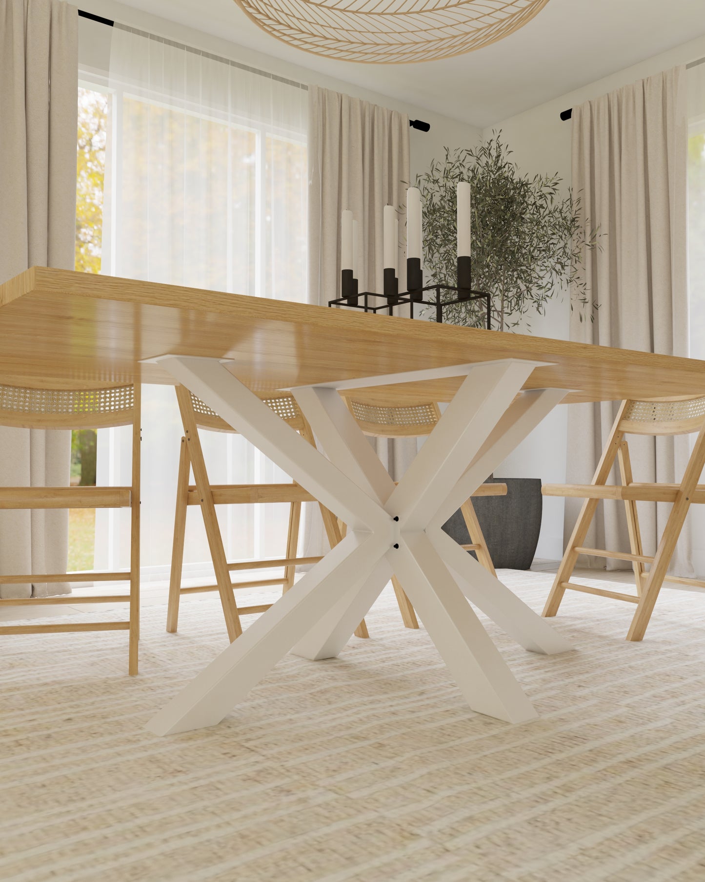 MOUNT EVEREST | handmade Esstisch | Vollholz Eiche | beliebige Größen