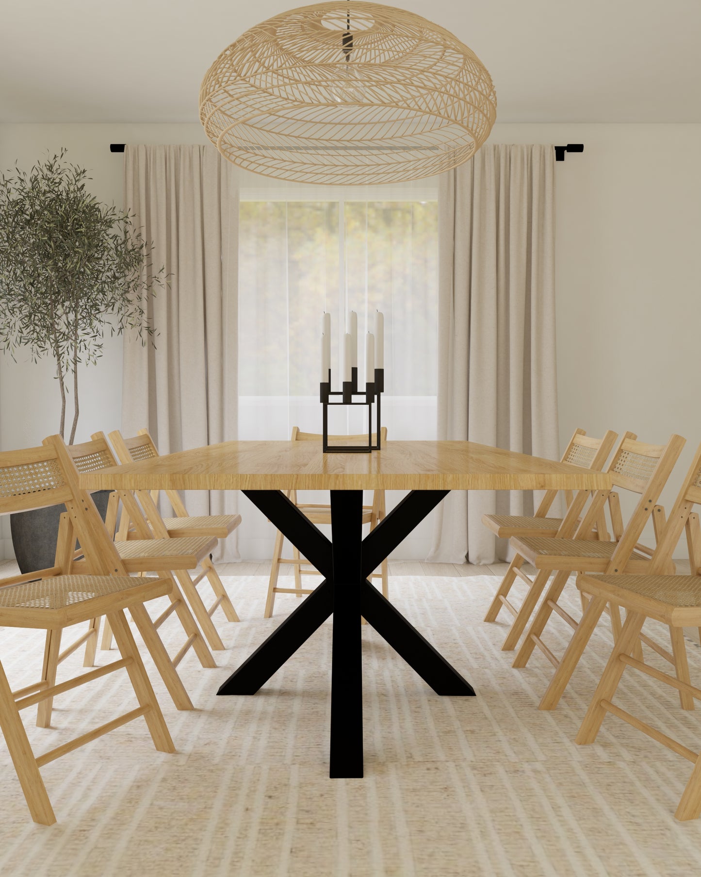 MOUNT EVEREST | handmade Esstisch | Vollholz Eiche | beliebige Größen