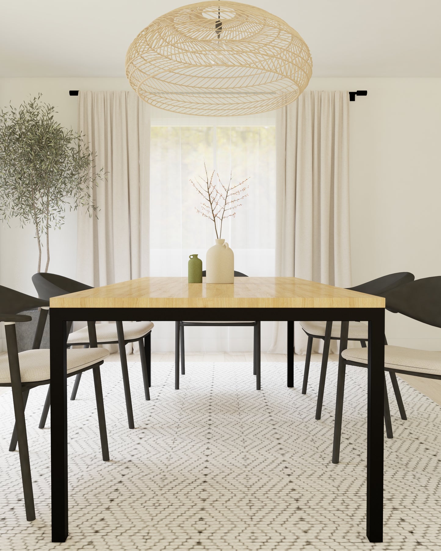 BUDAPEST | handmade Esstisch | Vollholz Eiche | beliebige Größe