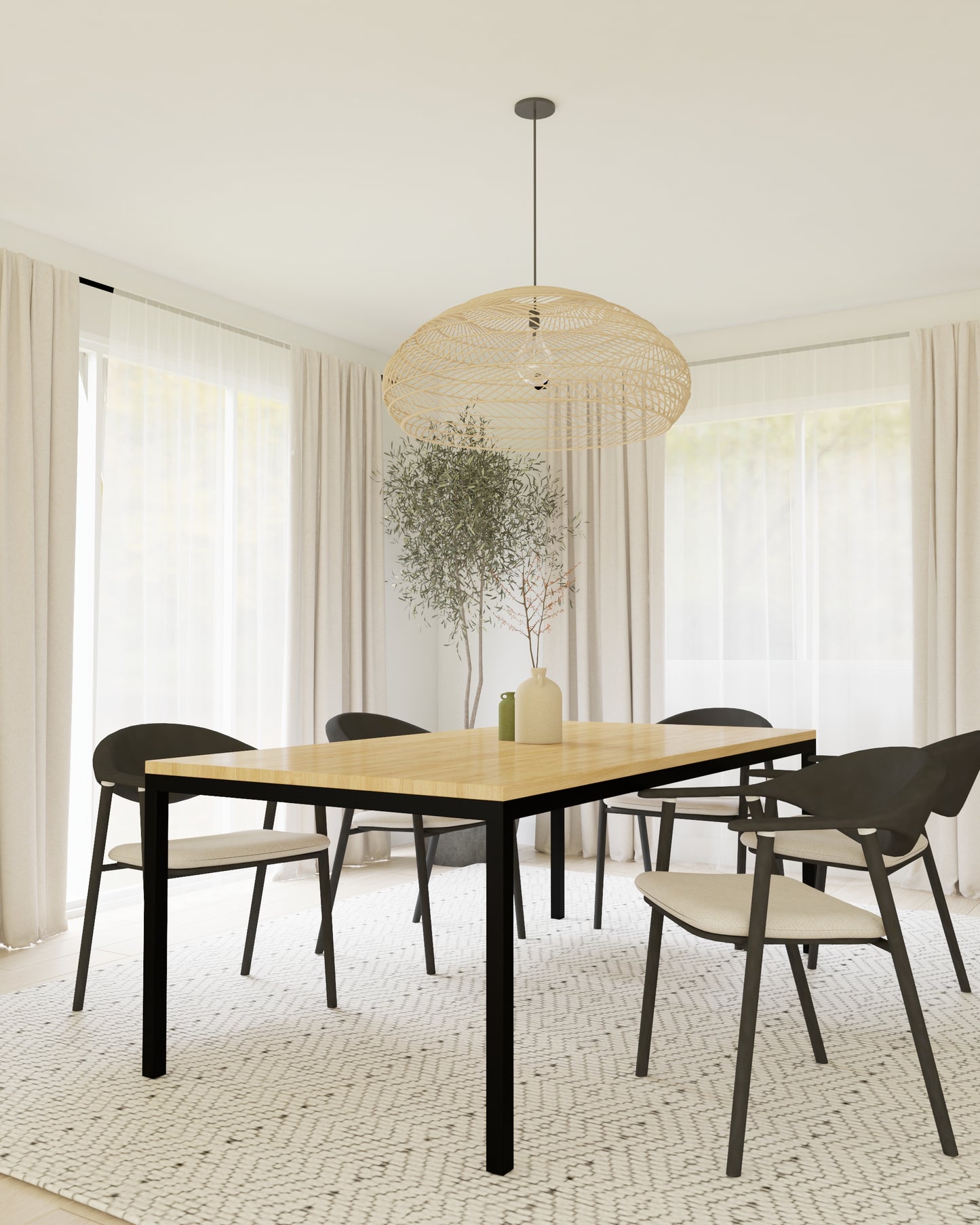 BUDAPEST | handmade Esstisch | Vollholz Eiche | beliebige Größe