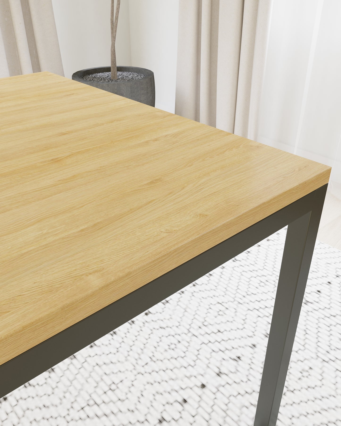 BUDAPEST | handmade Esstisch | Vollholz Eiche | beliebige Größe