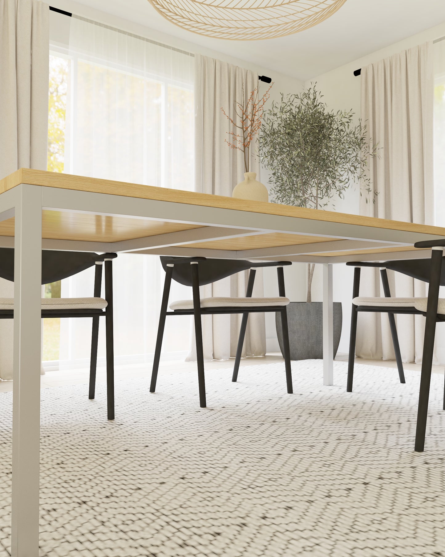 BUDAPEST | handmade Esstisch | Vollholz Eiche | beliebige Größe