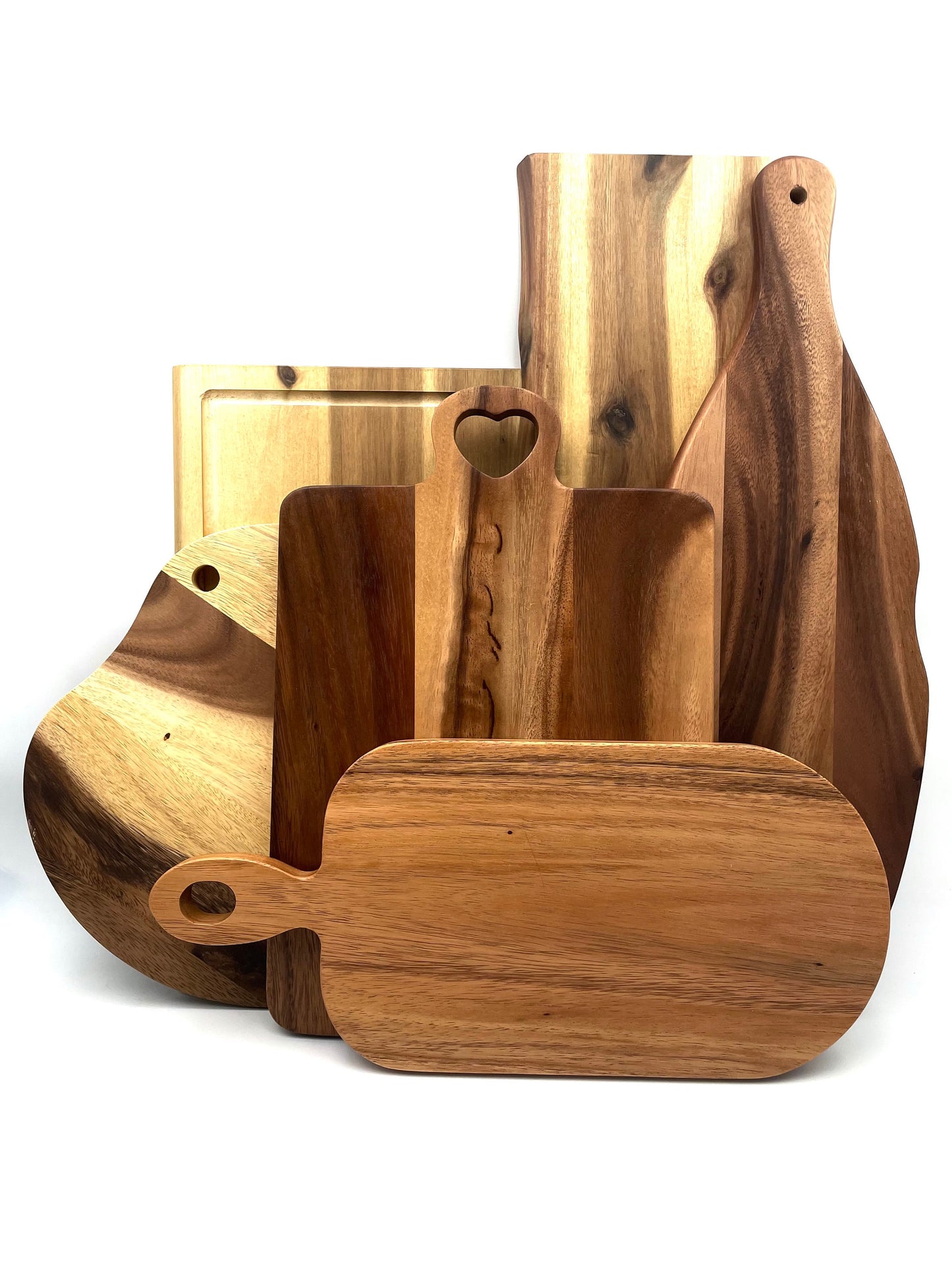 Frühstücksbrett, Schneidebrett, Servierbrett aus Akazienholz als Geschenk für besondere Anlässe, Geburtstag, Muttertag, Hochzeit, Jubiläum