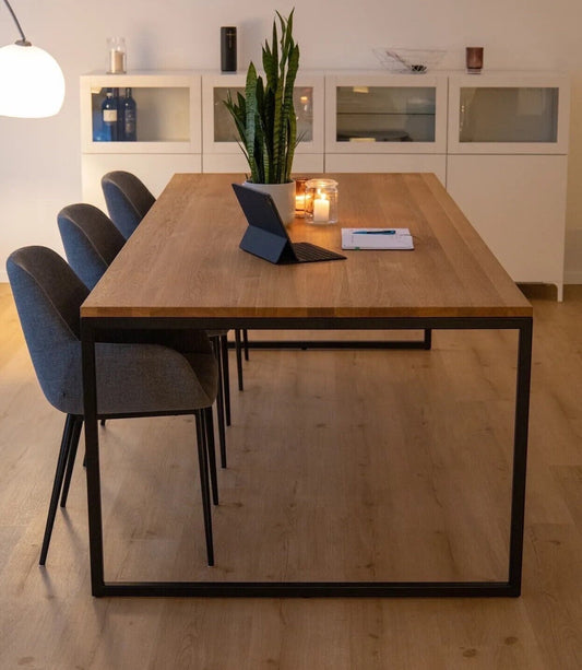 BIG OCEAN - Stylish, elegant and handmade solid oak dining table in any size - max. 250x100x3cm