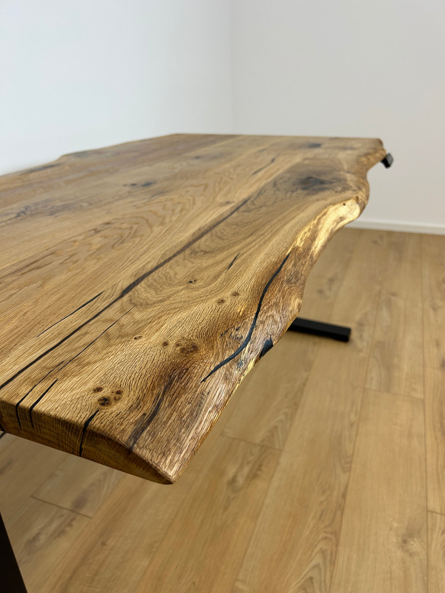 ZYRA DESK I Handmade I Schreibtisch I Eichenholz I Höhenverstellbar