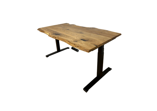 ZYRA DESK I Handmade I Schreibtisch I Eichenholz I Höhenverstellbar