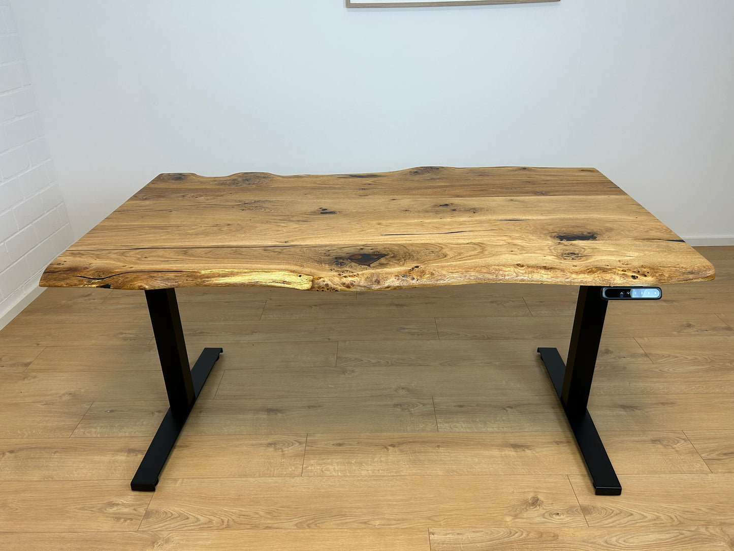 ZYRA DESK I Handmade I Schreibtisch I Eichenholz I Höhenverstellbar