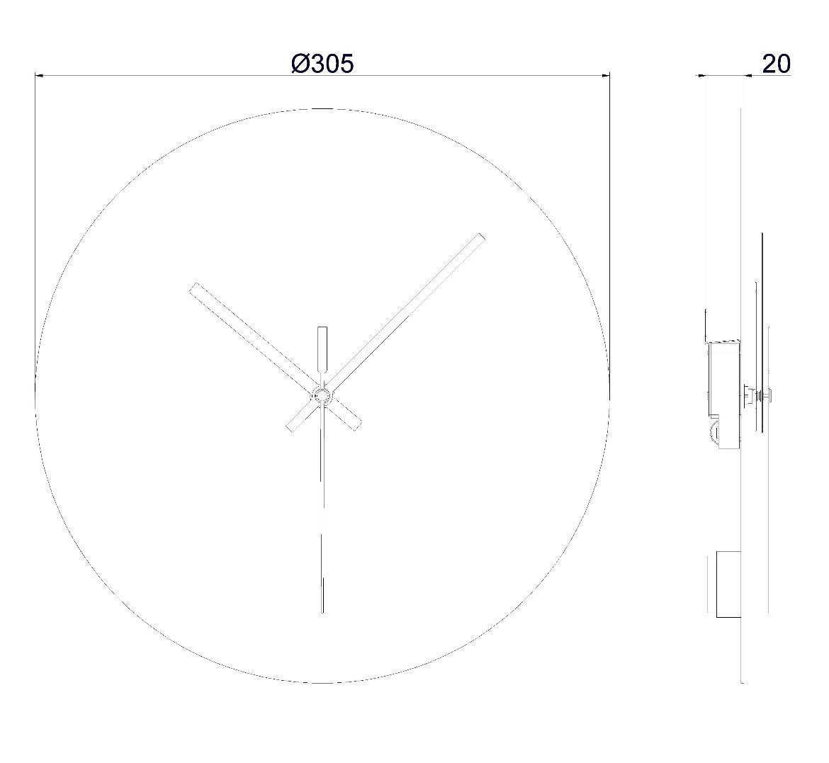 ORA COBRE - eine stylische und nachhaltige Wanduhr mit deutscher Handarbeit